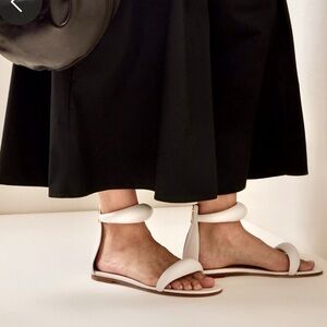 Gianvito Rossi Bijoux White Sandals 36.5